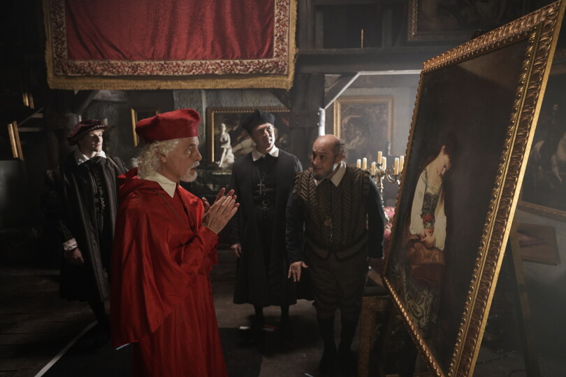 Image tirée de Caravage, film de Michele Placido sur le peintre italien Michelangelo Merisi da Caravaggio.